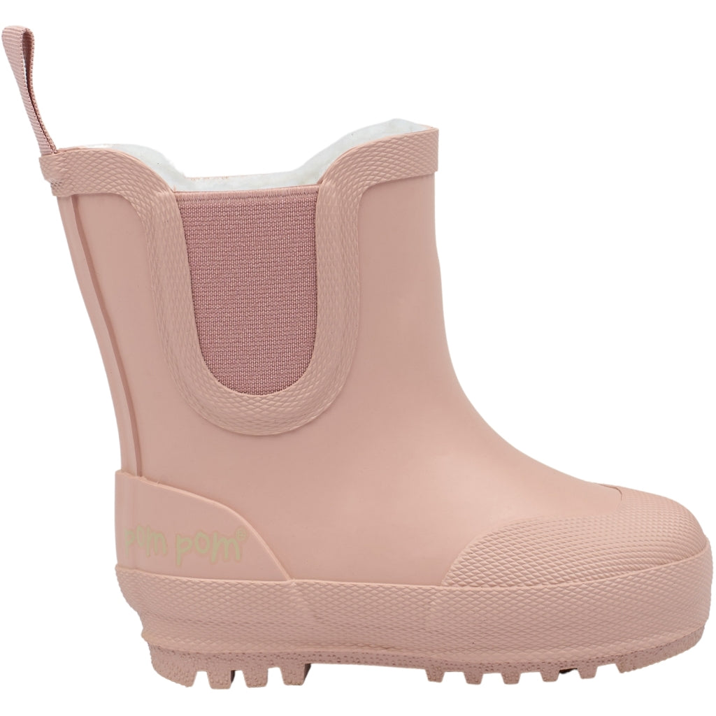 POM POM Brook GumBoots Thermo Ankle Rubber Boots Misty Rose