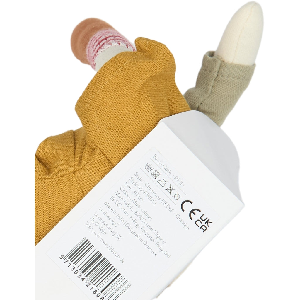 Fabelab Christmas Elf Doll - Grandpa Dolls