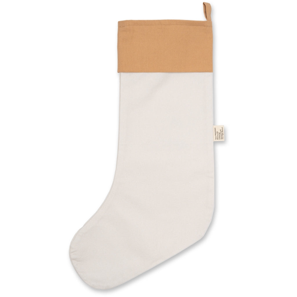 Fabelab Christmas Stocking - printed - Woodland Bunny Decoration Oat Milk