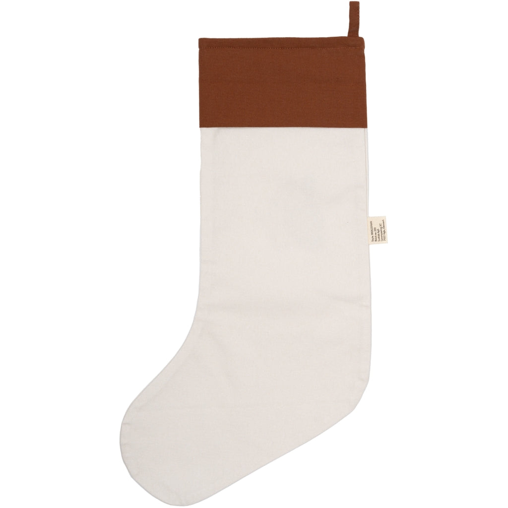 Fabelab Christmas Stocking - printed - Woodland Hedgehog Decoration