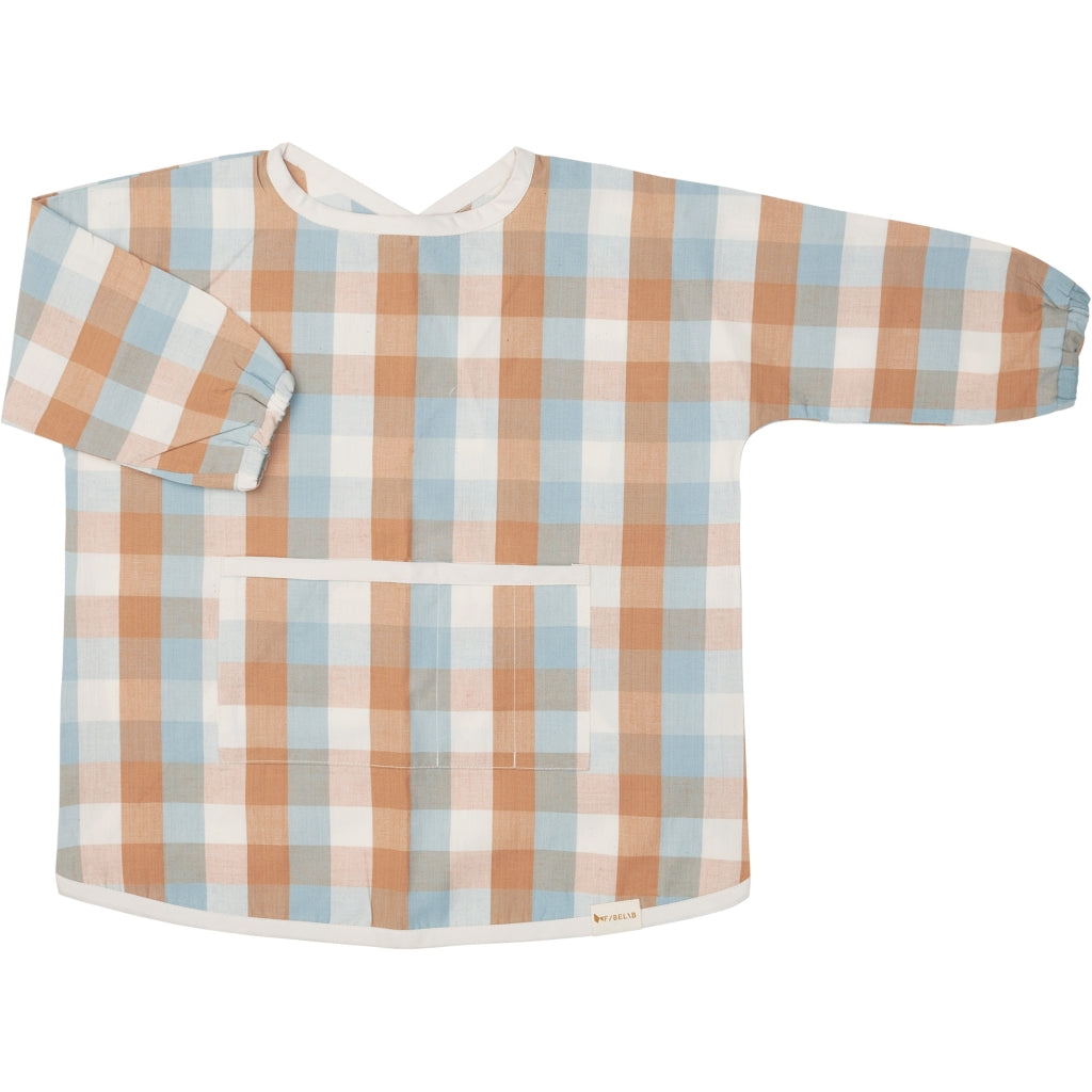 Fabelab Craft Smock - Cottage Blue Checks Hagesmække og savlesmække Multi Print