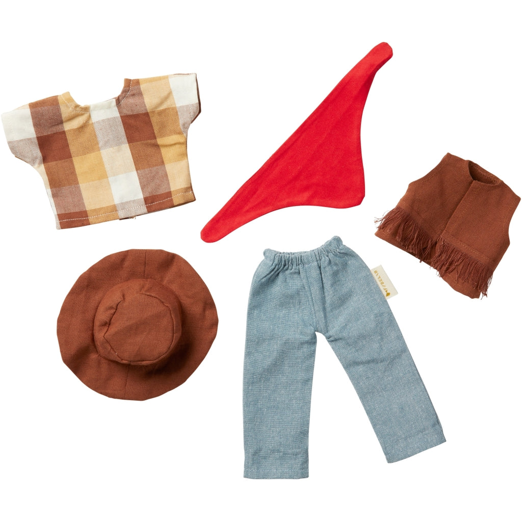 Fabelab Doll Clothes Set - Cowboy Dolls Multi Colours