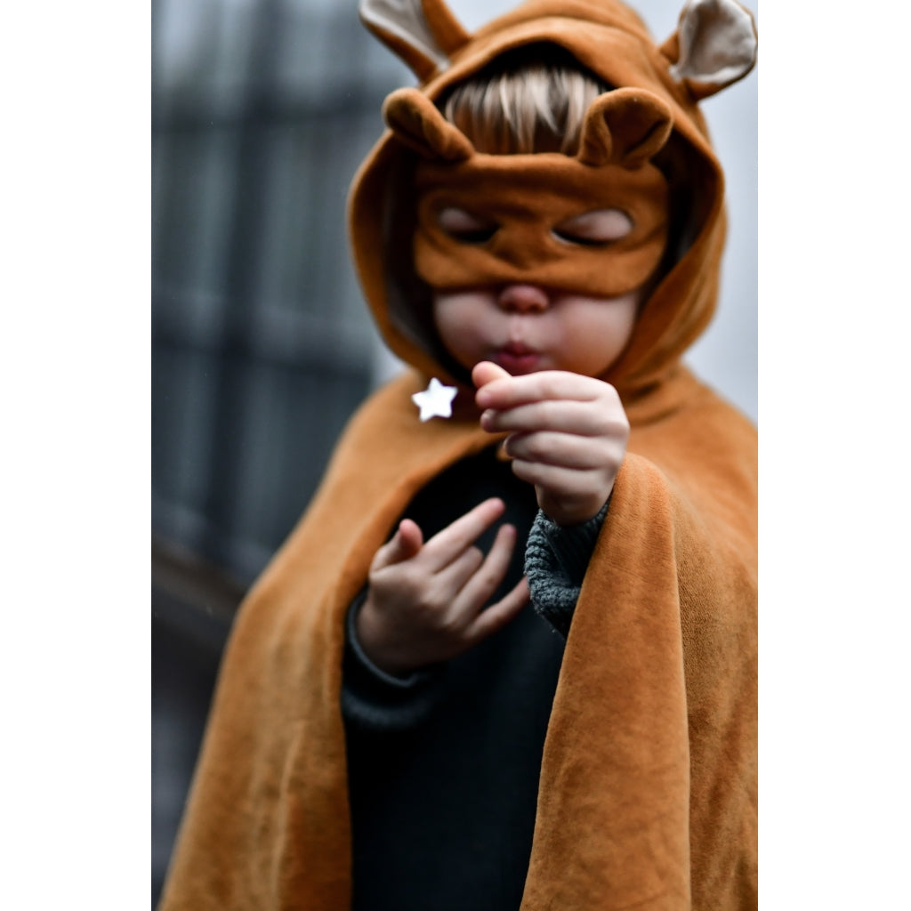 Fabelab Dress-Up - Animal Mask - Bear Dress-Up & Roleplay Ochre