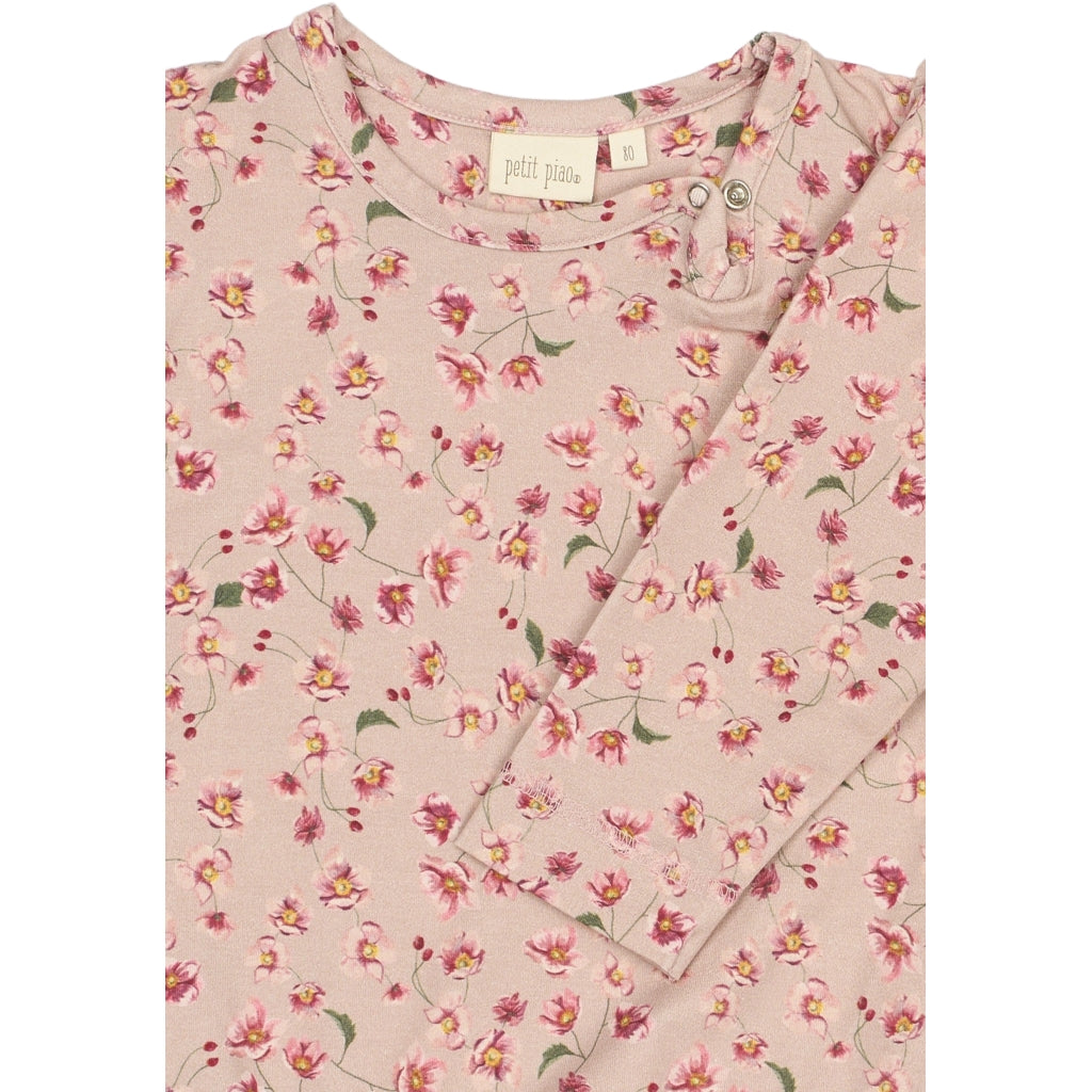 PETIT PIAO Dress L/S Gather Printed Kjoler Autumn Anemon