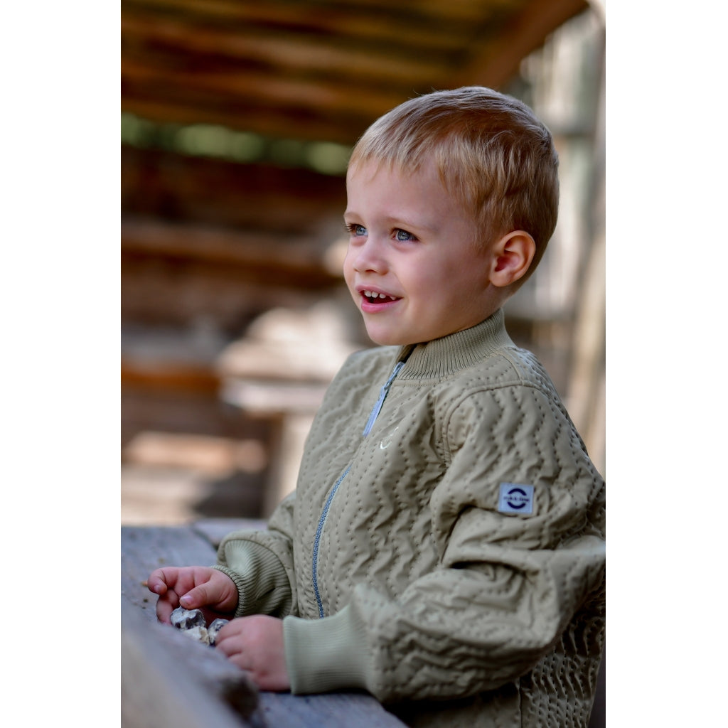 Mikk-Line Duvet Termosæt Termotøj Gray green