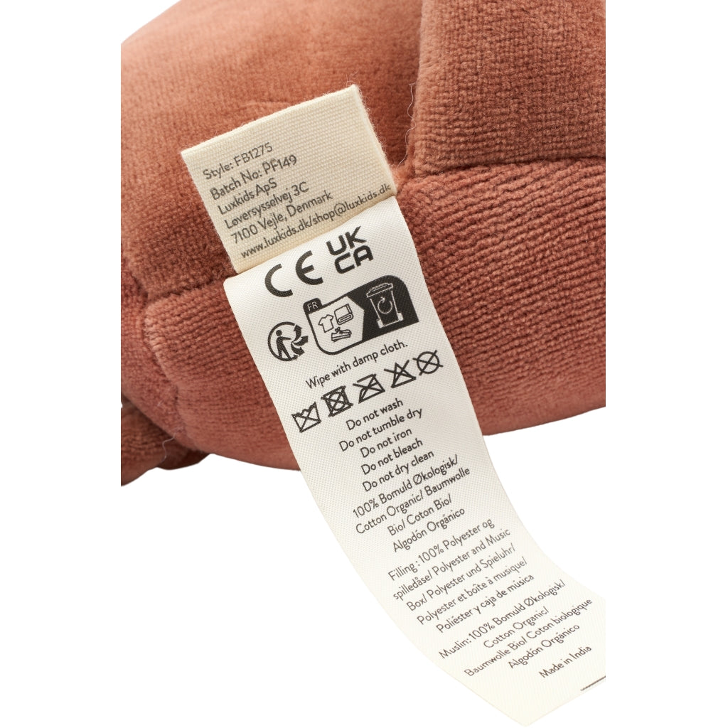 Fabelab Fabbie Music Box - Bunny Baby Toys Ash Rose