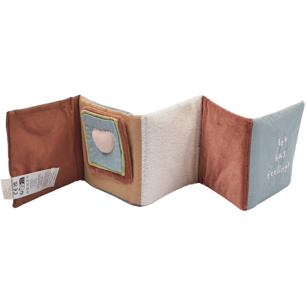 Fabelab Fabric Book - Bob has feelings Baby Toys Multi Colours