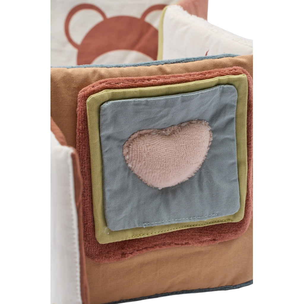 Fabelab Fabric Book - Bob has feelings Baby Toys Multi Colours