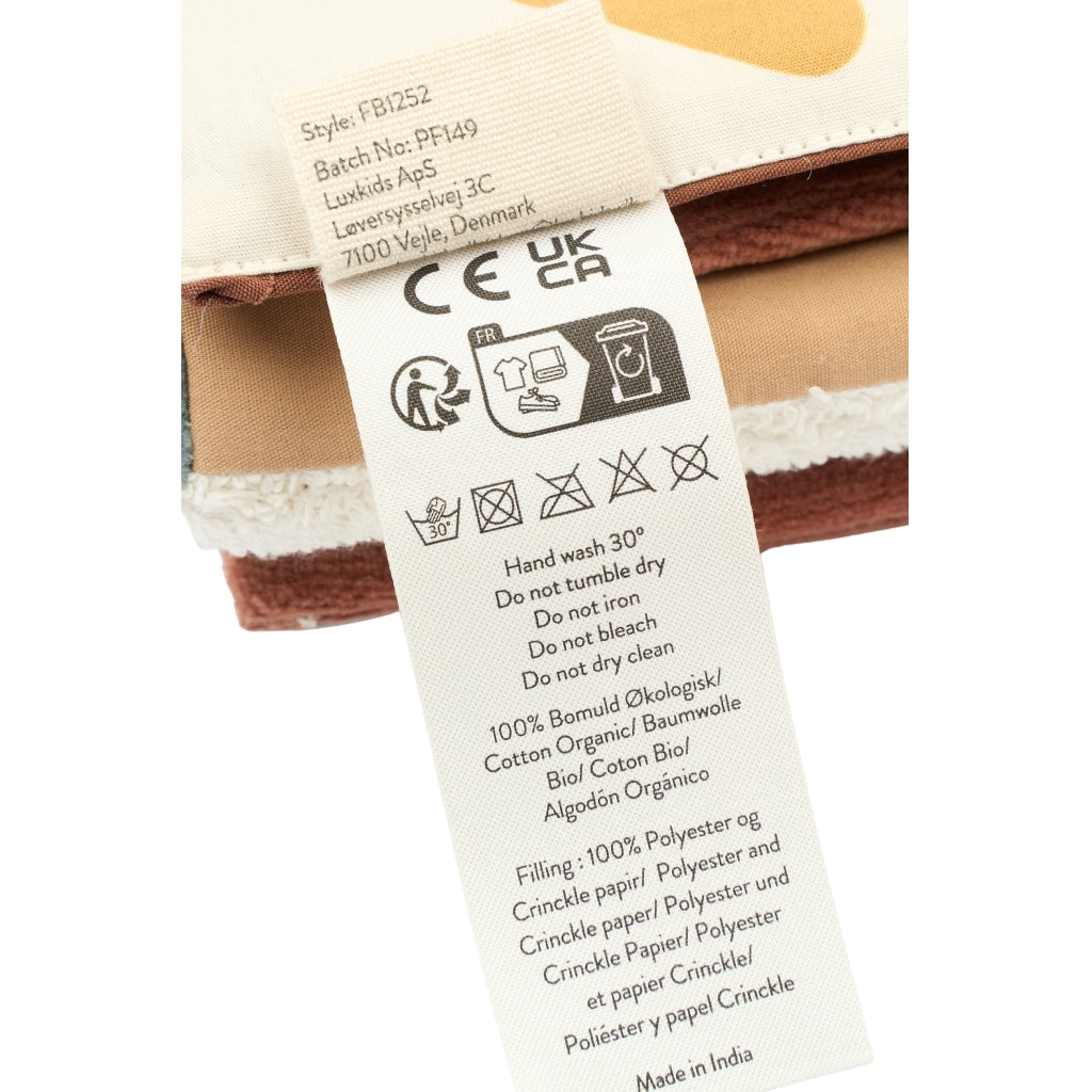 Fabelab Fabric Book - Bob has feelings Baby Toys Multi Colours