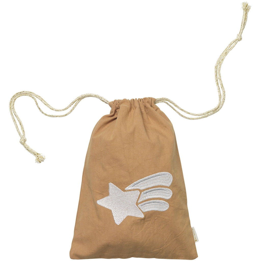 Fabelab Gift Bag - Shooting Star embroidery - Caramel Decoration Caramel