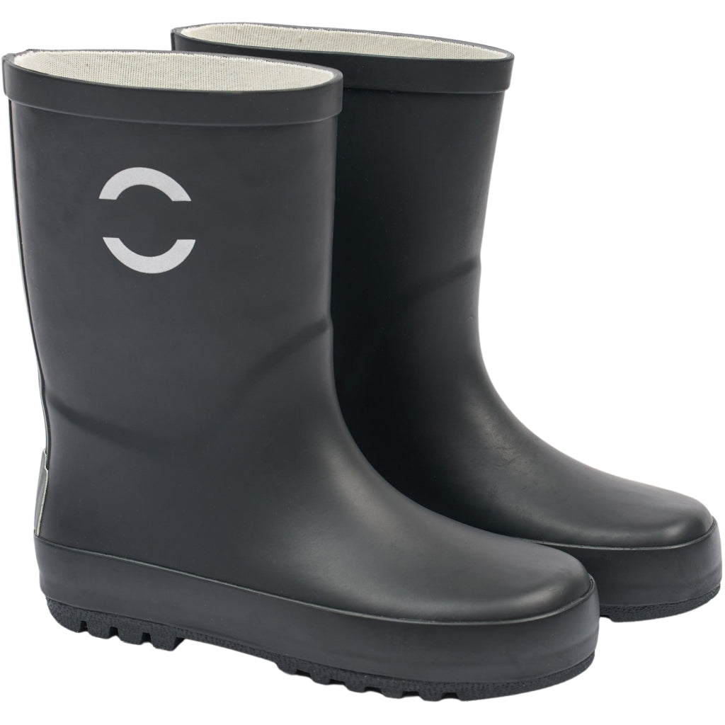 Mikk-Line Gummistøvler Ensfarvet Rubber Boots Black