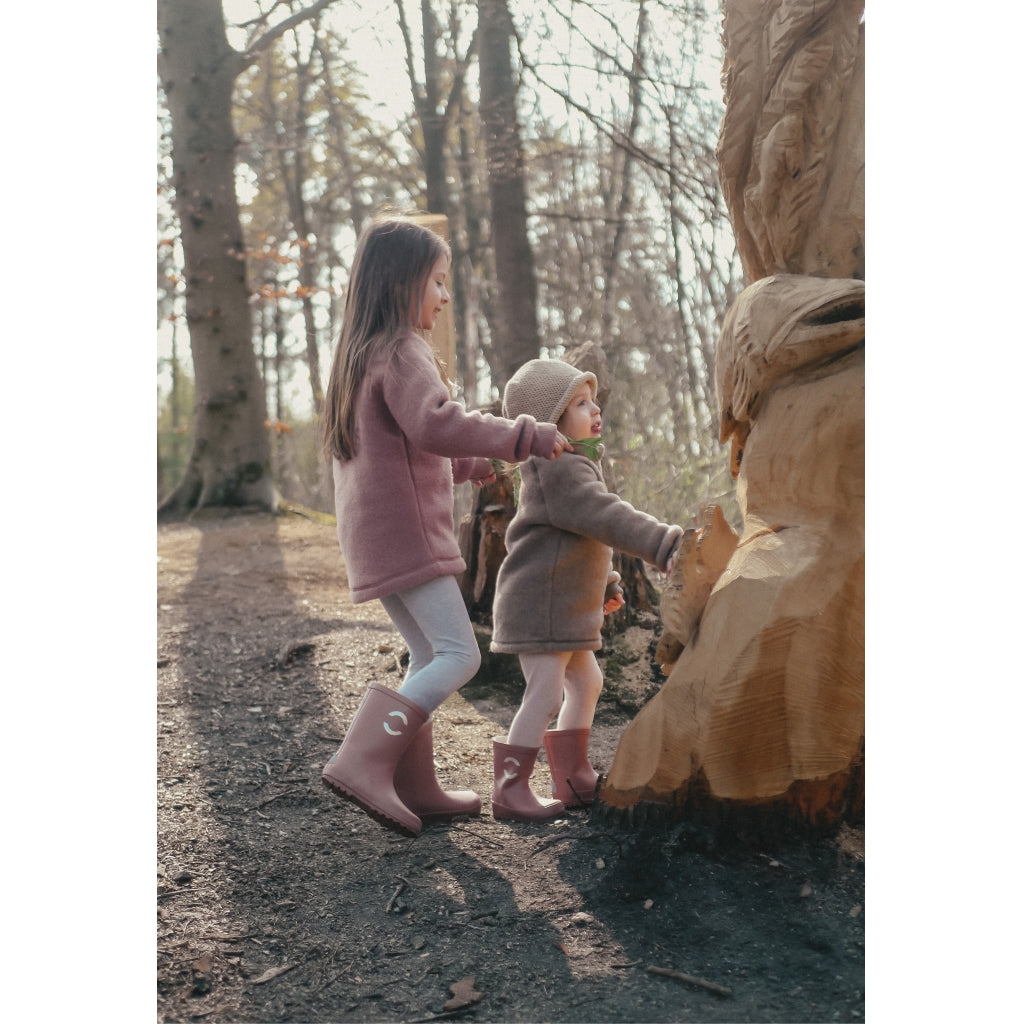 Mikk-Line Gummistøvler Ensfarvet Rubber Boots Burlwood