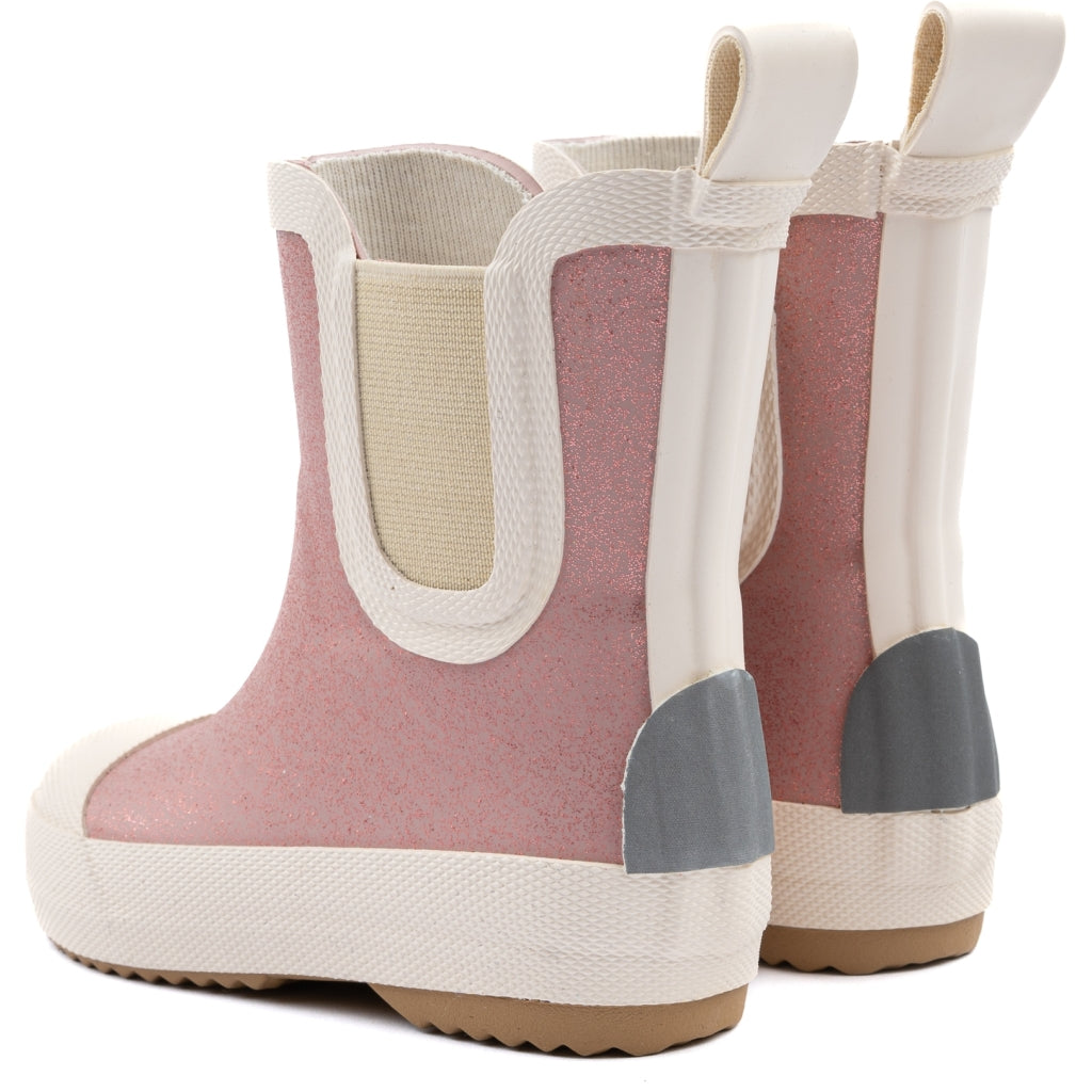 Mikk-Line Gummistøvler Korte m/ Glitter Støvler og gummistøvler Woodrose
