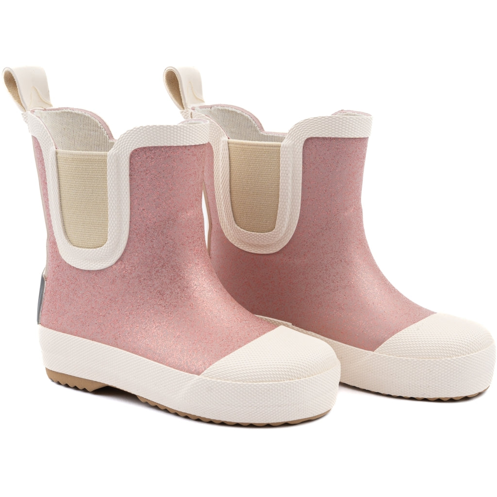 Mikk-Line Gummistøvler Korte m/ Glitter Støvler og gummistøvler Woodrose