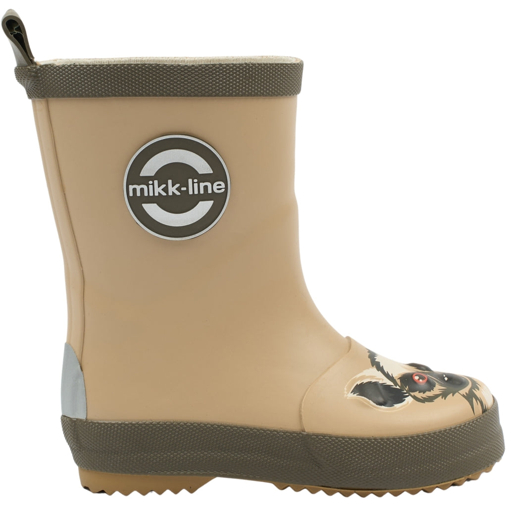 Mikk-Line Gummistøvler m./ 3D Lemur Rubber Boots Doeskin