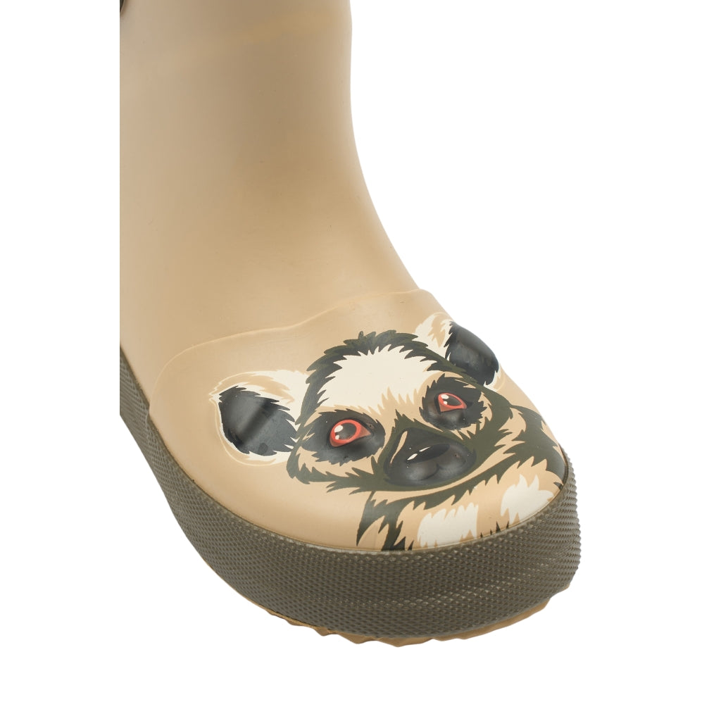 Mikk-Line Gummistøvler m./ 3D Lemur Rubber Boots Doeskin