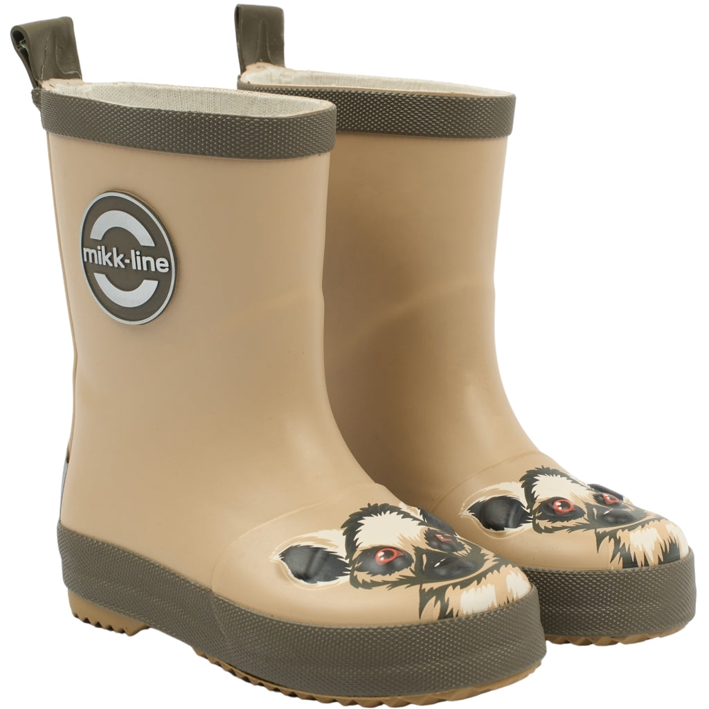 Mikk-Line Gummistøvler m./ 3D Lemur Rubber Boots Doeskin