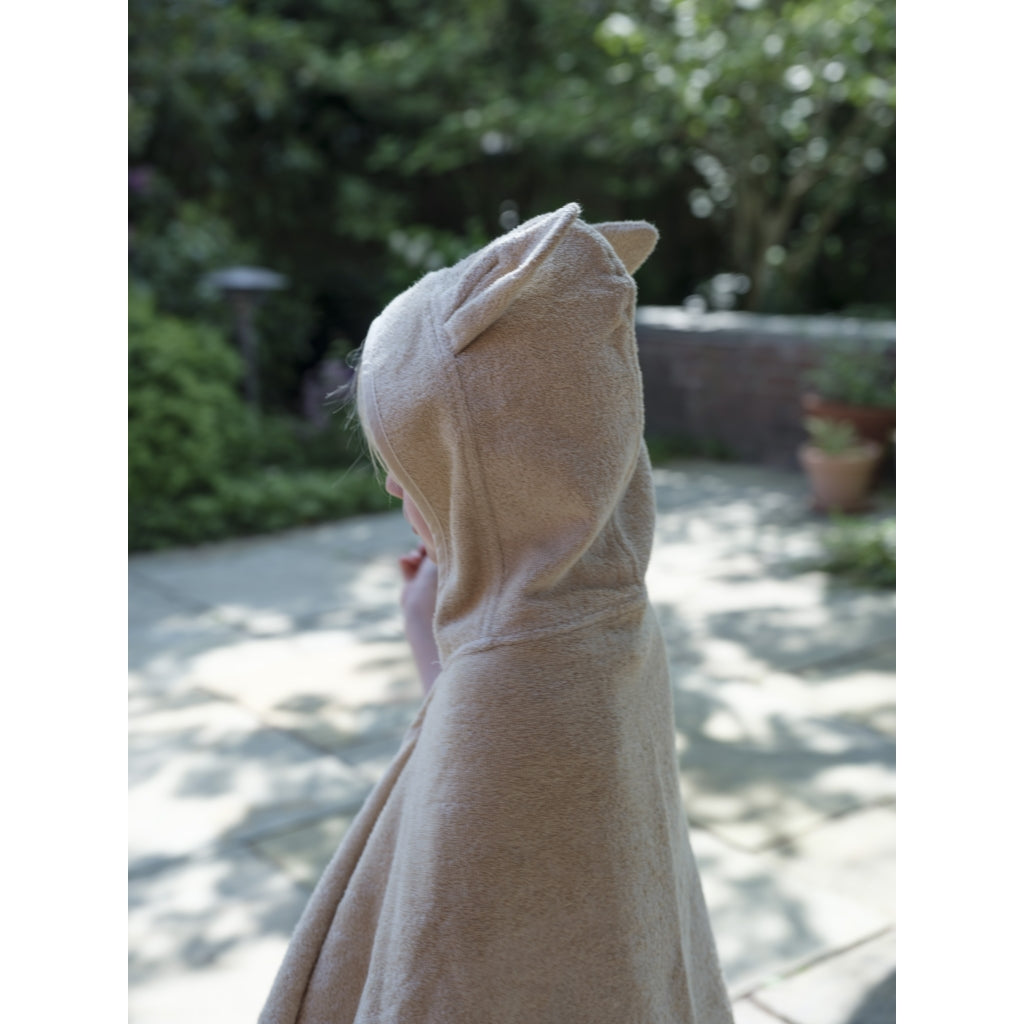 Fabelab Hooded Junior Towel - Bunny - Wheat Badekåber Wheat