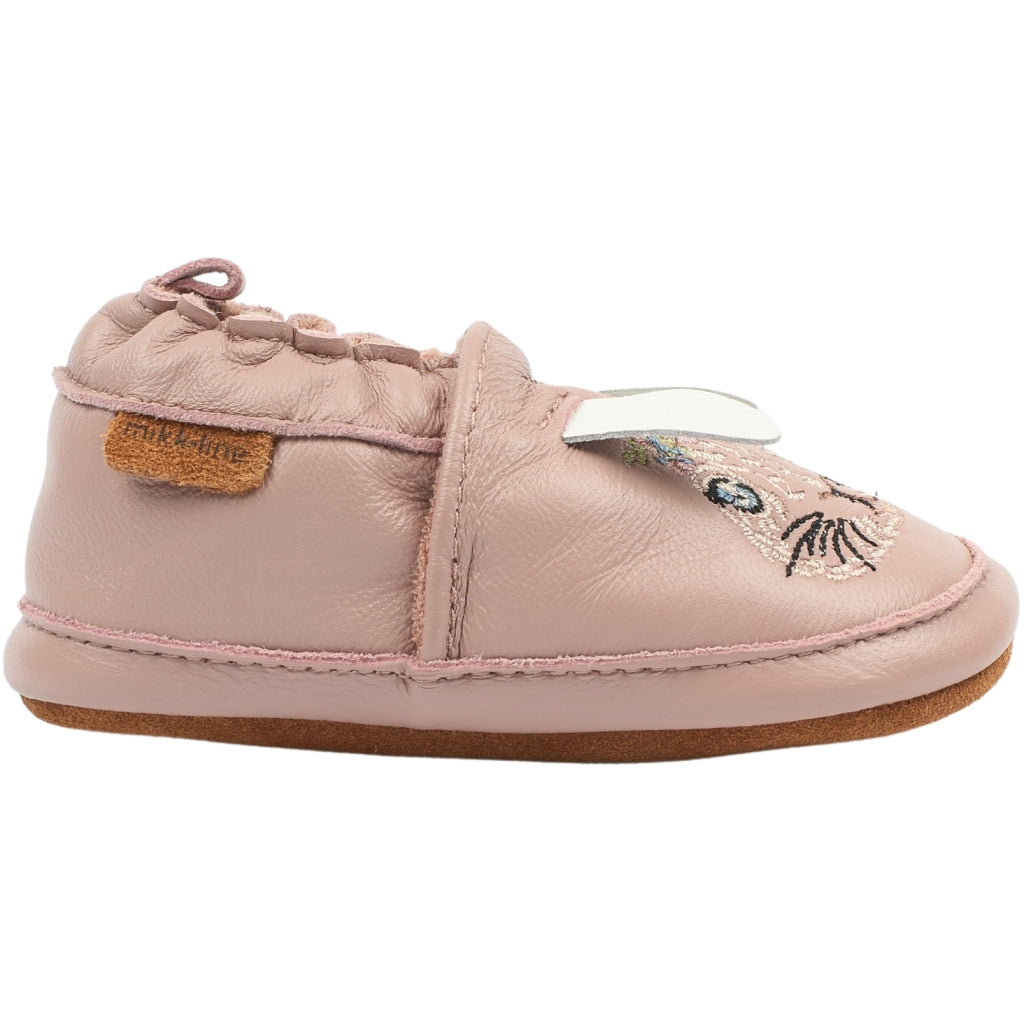 Mikk-Line Læder Hjemmesko (3D details) Slippers Adobe Rose