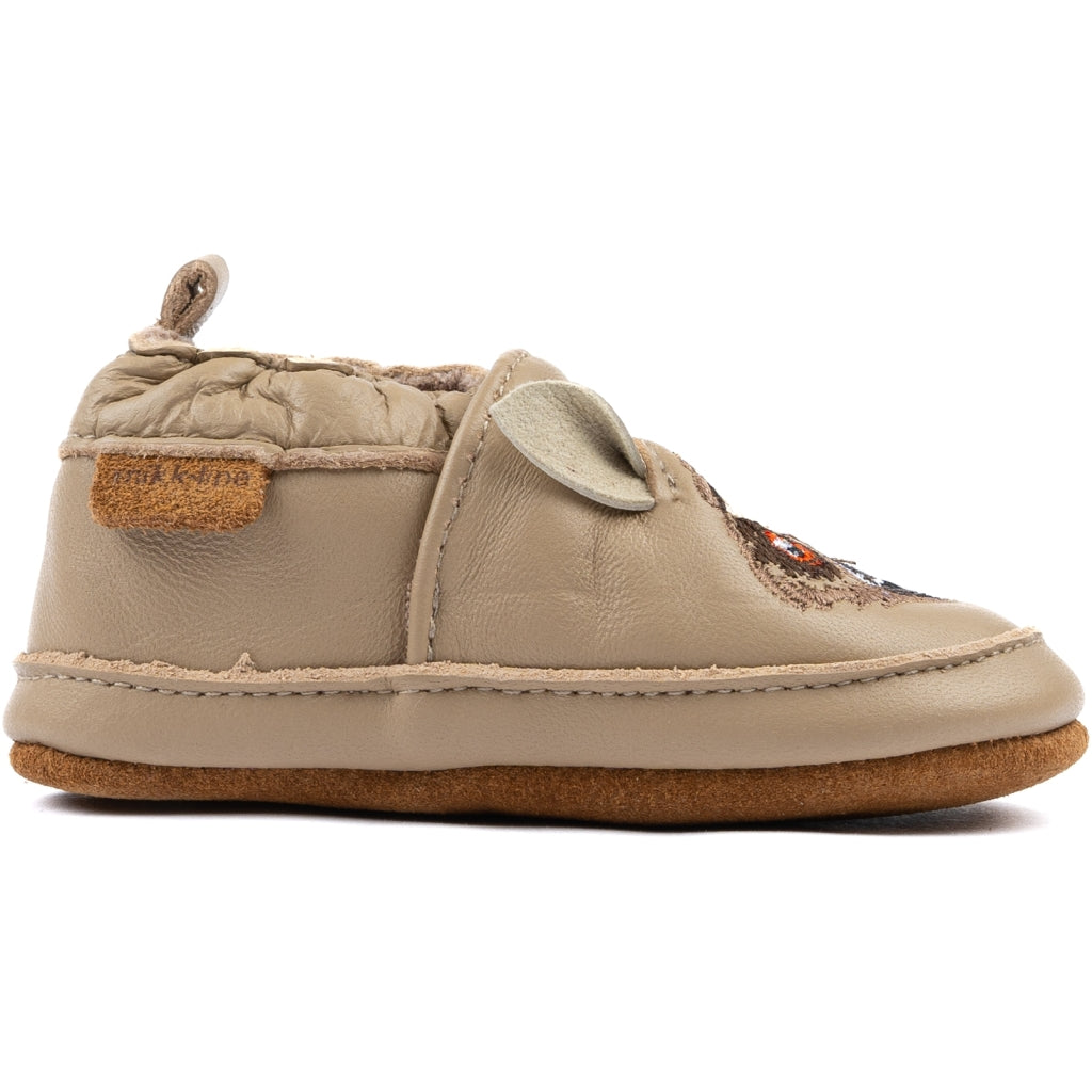 Mikk-Line Læder Hjemmesko (3D details) Slippers Doeskin