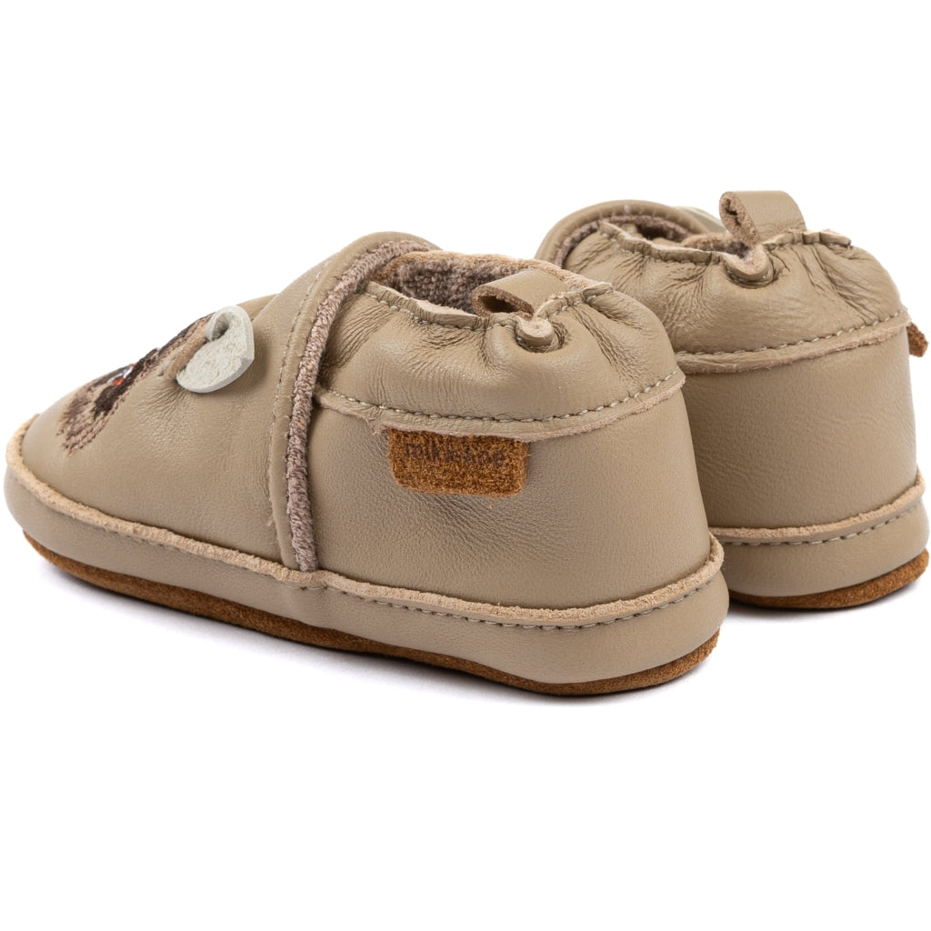 Mikk-Line Læder Hjemmesko (3D details) Slippers Doeskin