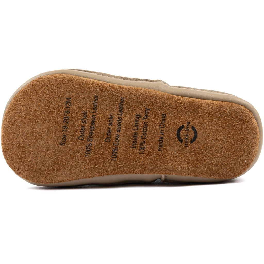 Mikk-Line Læder Hjemmesko (3D details) Slippers Doeskin