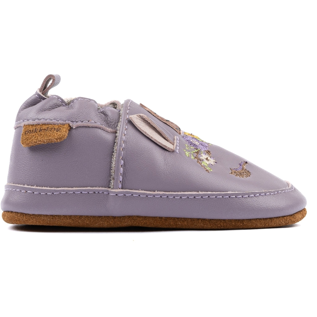 Mikk-Line Læder Hjemmesko (3D details) Slippers Lavender Aura