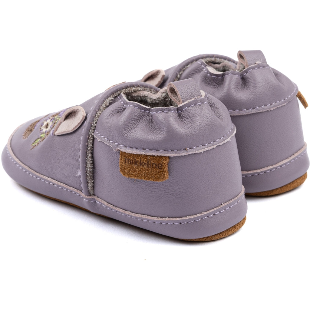 Mikk-Line Læder Hjemmesko (3D details) Slippers Lavender Aura