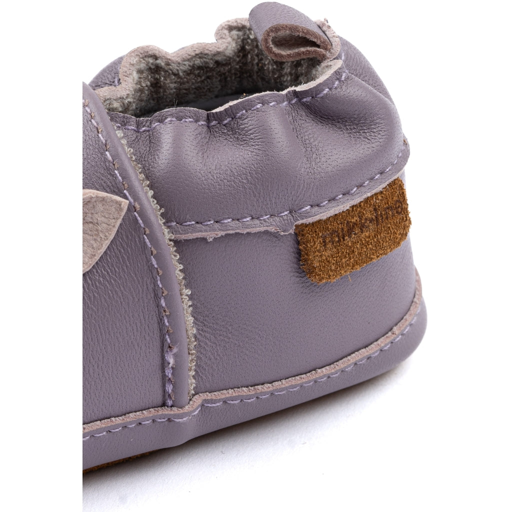 Mikk-Line Læder Hjemmesko (3D details) Slippers Lavender Aura
