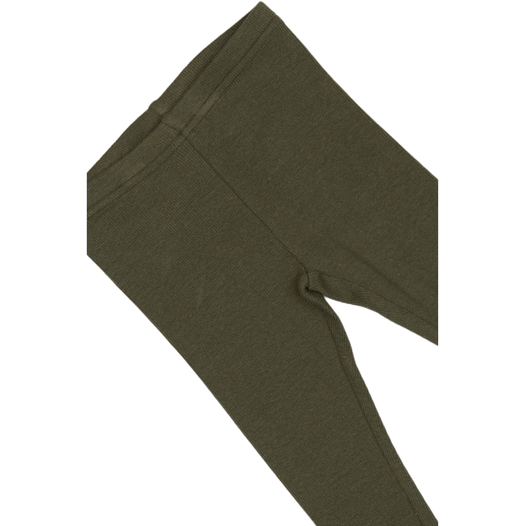 PETIT PIAO Legging Modal Leggings Green Leaf