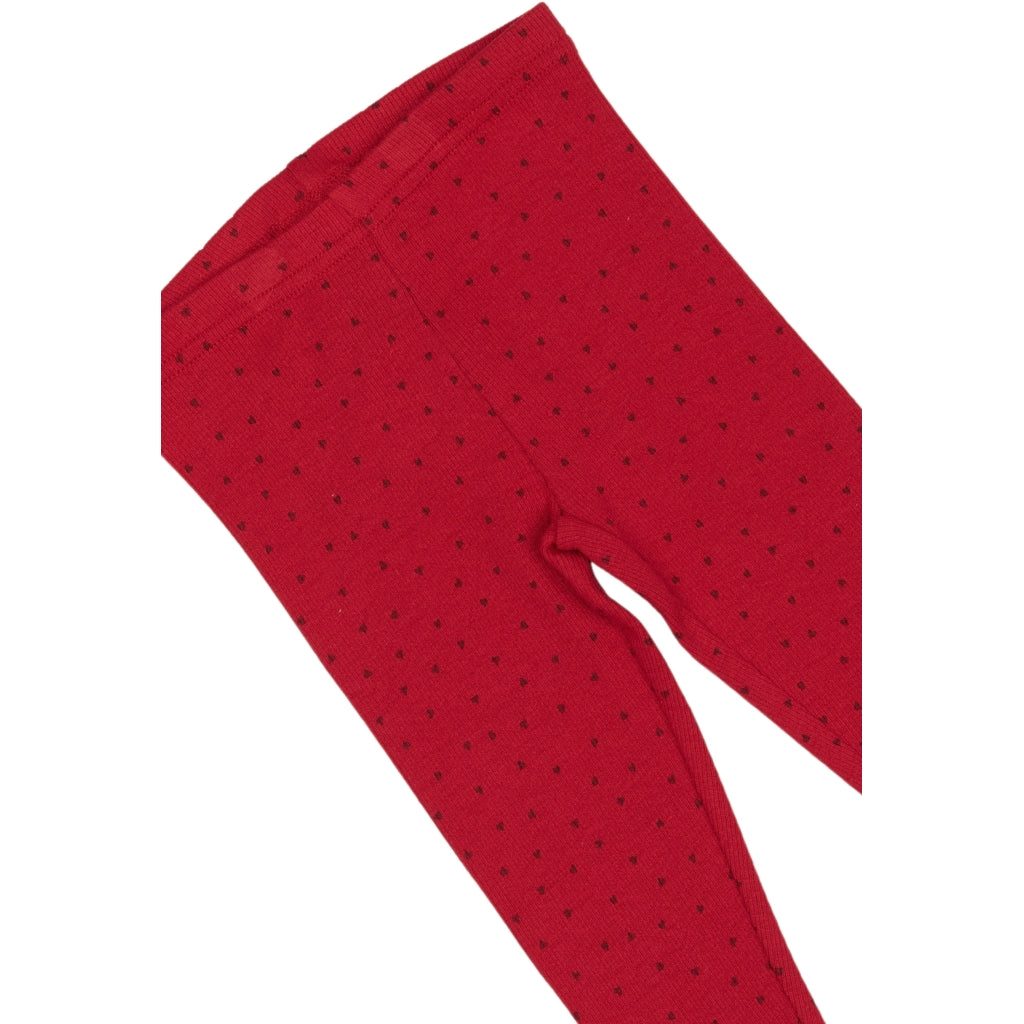 PETIT PIAO Legging Modal Leggings Jet Red/Biking Red