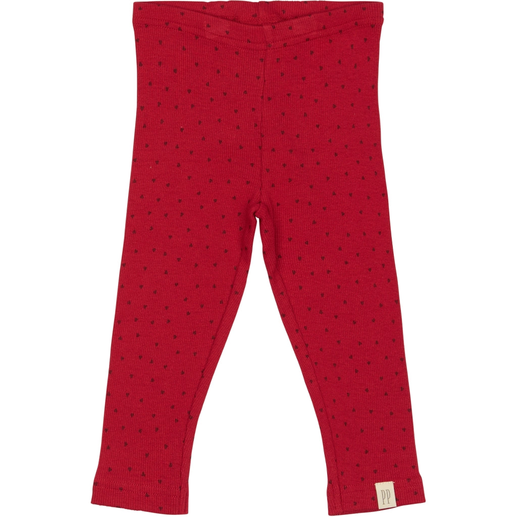 PETIT PIAO Legging Modal Leggings Jet Red/Biking Red