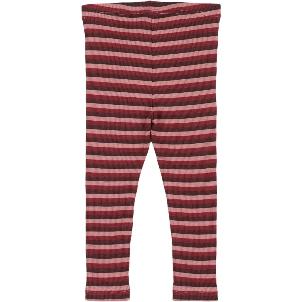 PETIT PIAO Legging Modal Multi Striped Leggings Biking Red Multistripe
