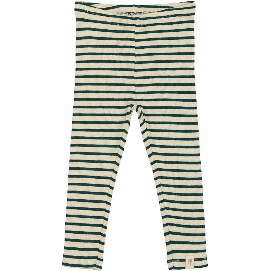 PETIT PIAO Legging Modal Striped Leggings Dark Sea/off white