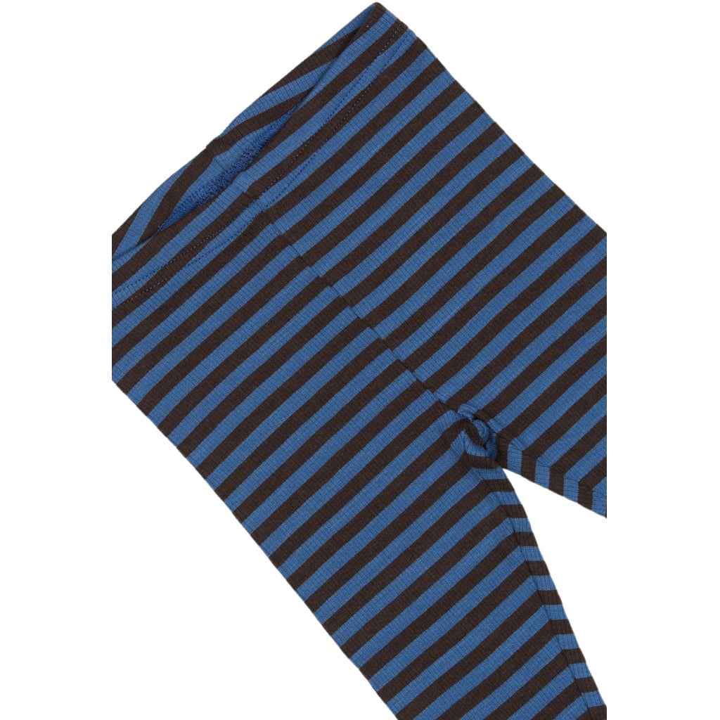 PETIT PIAO Legging Modal Striped Leggings True navy/coffe bean