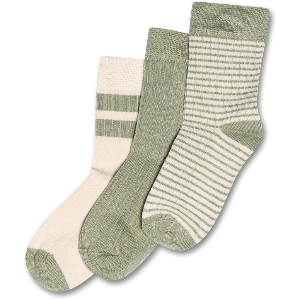 MINIPOP MiniPop® Season Bamboo Socks 3 Pcs Socks Green shadow