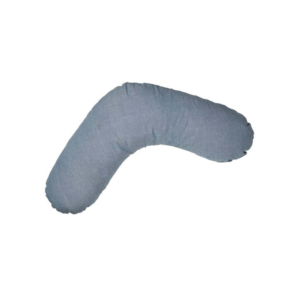 Fabelab Nursing Pillow Cover - Chambray Blue Spruce NURSING PILLOWS Blue Spruce