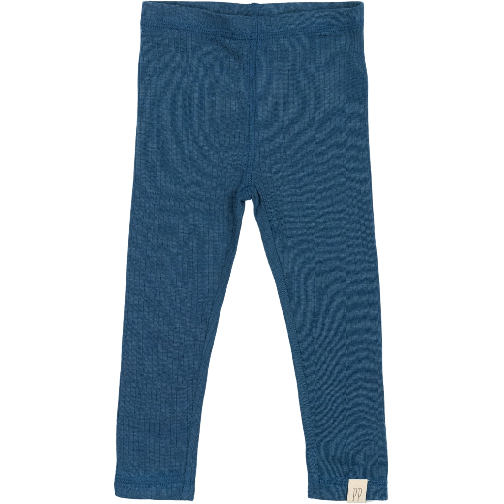 PETIT PIAO PPDante Leggings Merino Wool Leggings Ensign Blue