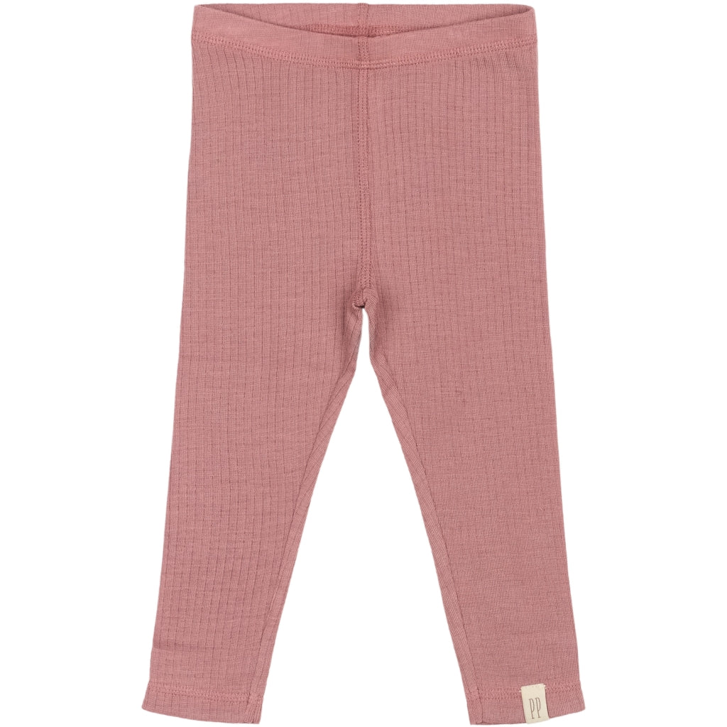 PETIT PIAO PPDante Leggings Merino Wool Leggings Nostalgic Rose