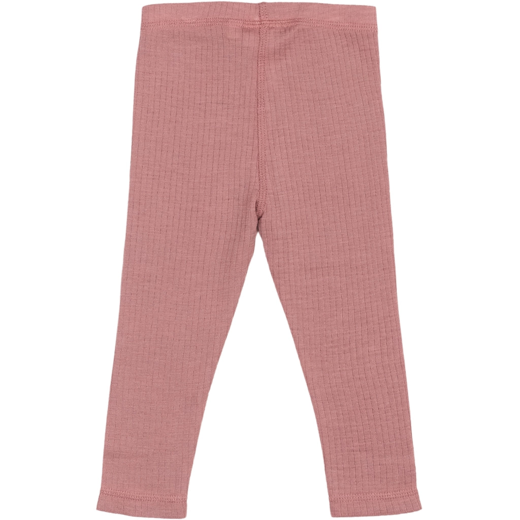 PETIT PIAO PPDante Leggings Merino Wool Leggings Nostalgic Rose