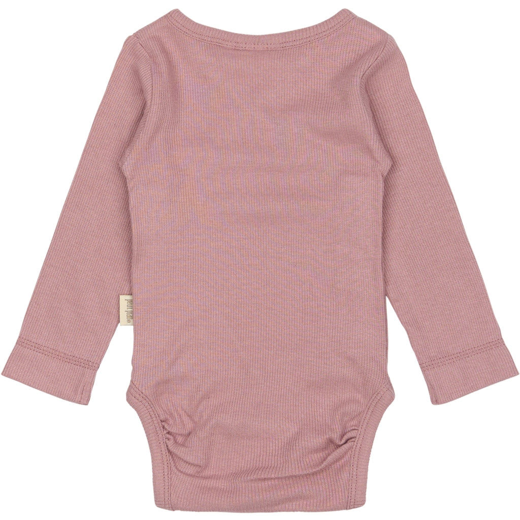 PETIT PIAO PPDi Body L/S fold over NB NOOS Bodystockings Nostalgic Rose