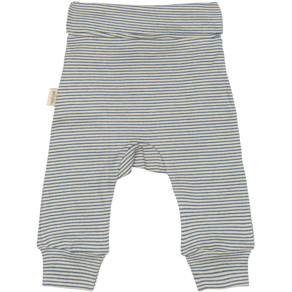 PETIT PIAO PPDian fold leggings stripe NB NOOS Leggings True Navy/Dark off white