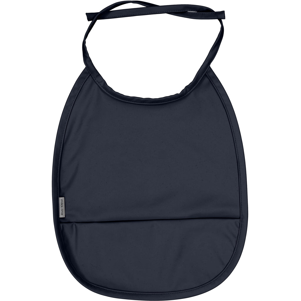 Mikk-Line PU Hagesmæk Kort (Ensfarvet) Hagesmække og savlesmække Blue Nights