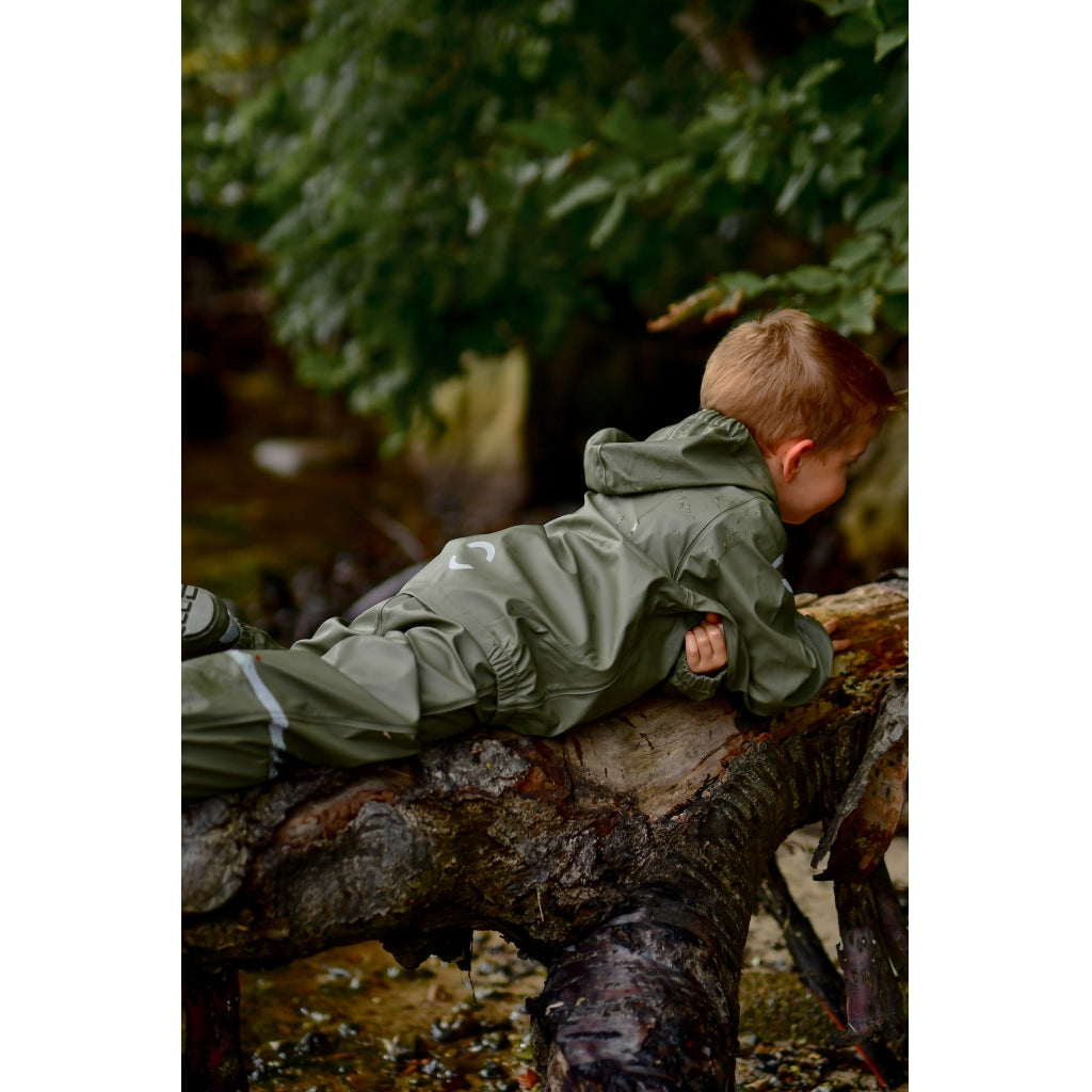 Mikk-Line PU Regnbukser Regntøj Dusty Olive