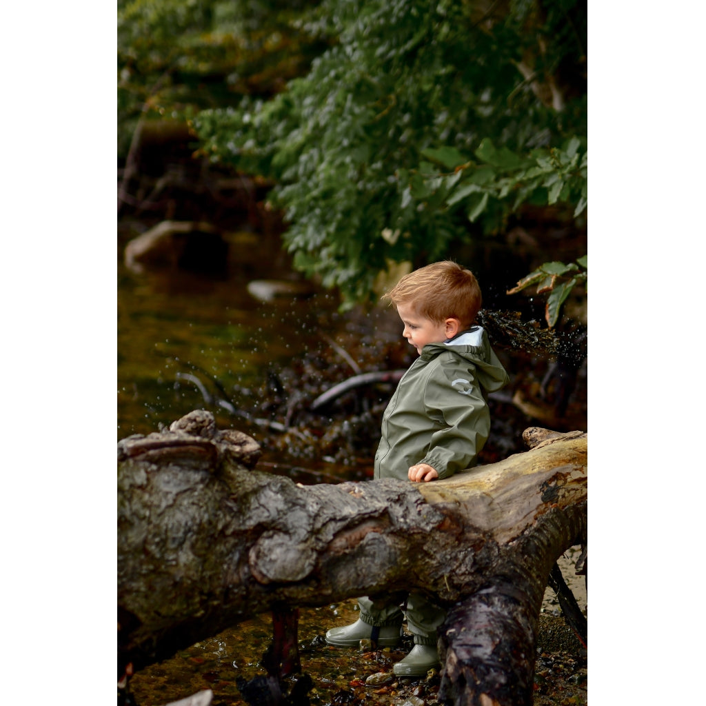 Mikk-Line PU Regntøj (Alm. Bukser) Regntøj Dusty Olive