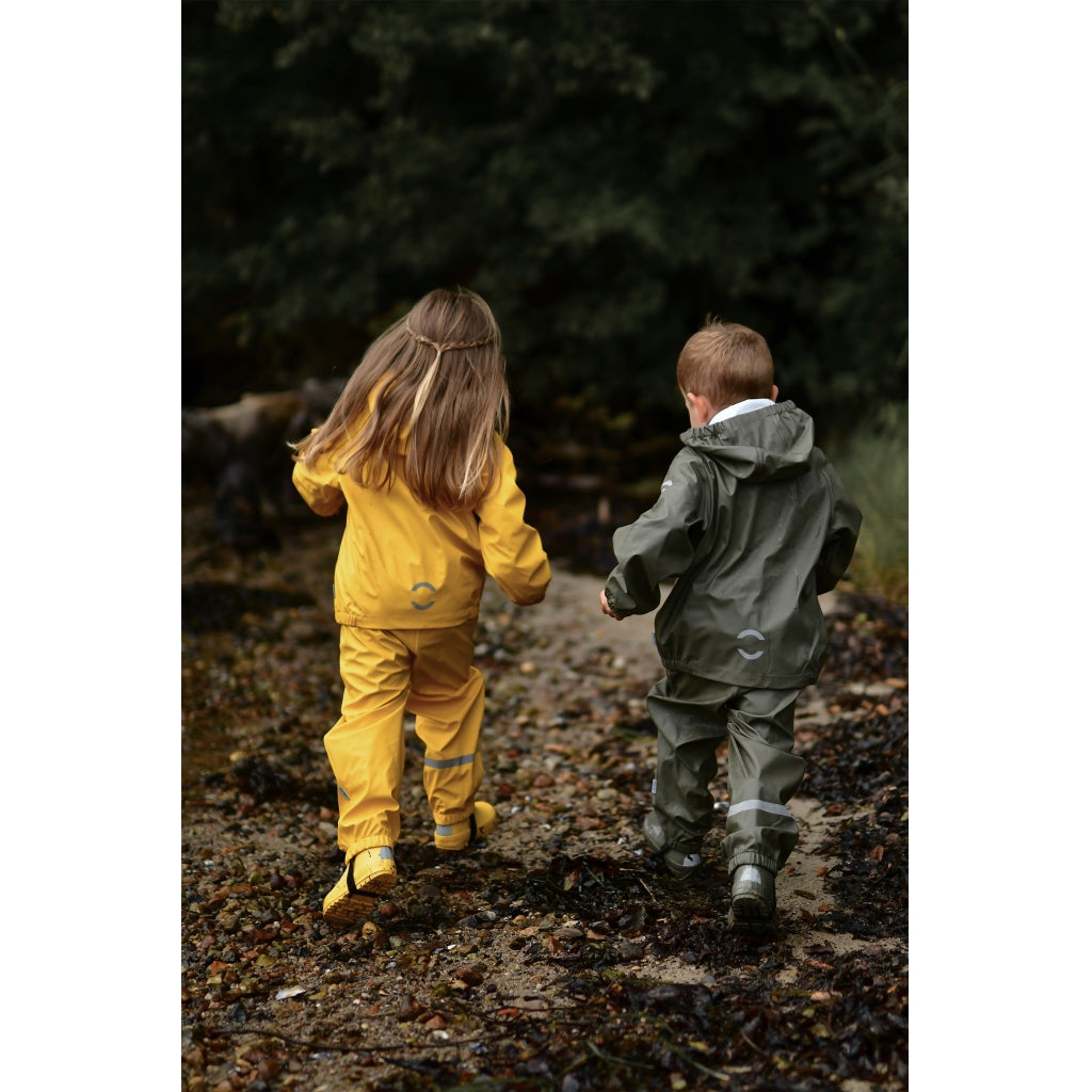 Mikk-Line PU Regntøj (Alm. Bukser) Regntøj Dusty Olive