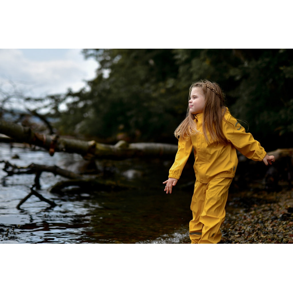 Mikk-Line PU Regntøj (Alm. Bukser) Regntøj Sunflower