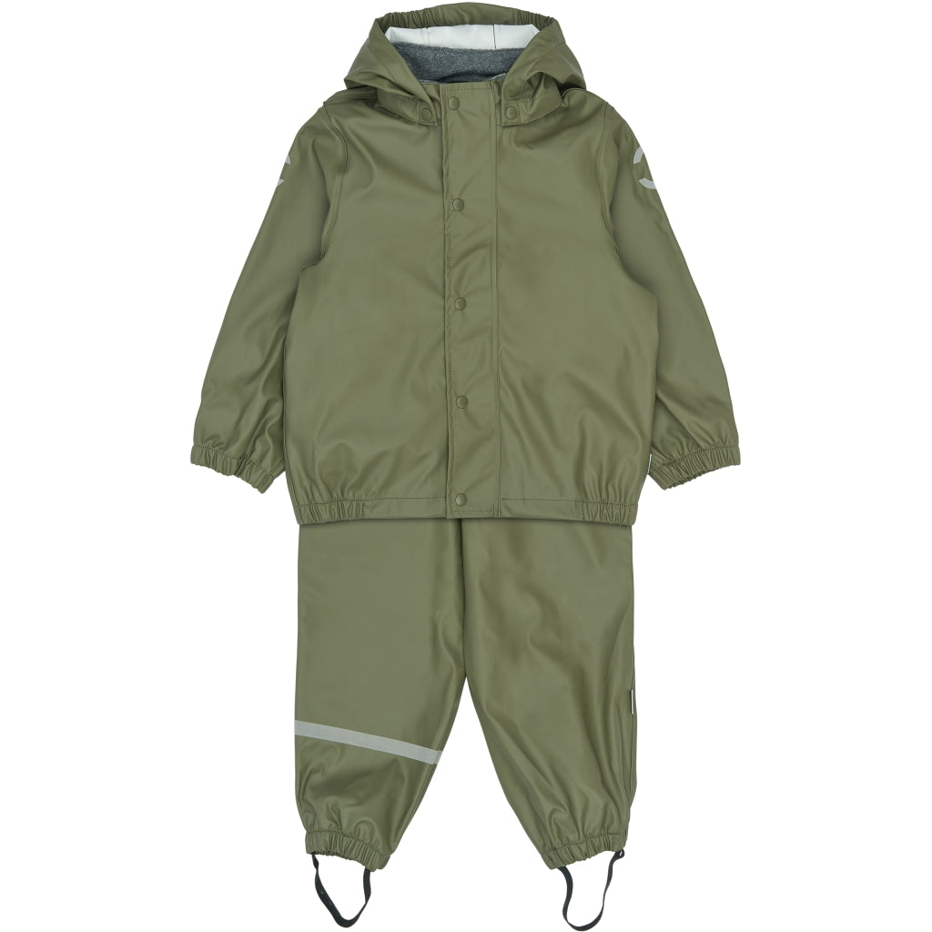 Mikk-Line PU Regntøj (Seler) Regntøj Dusty Olive