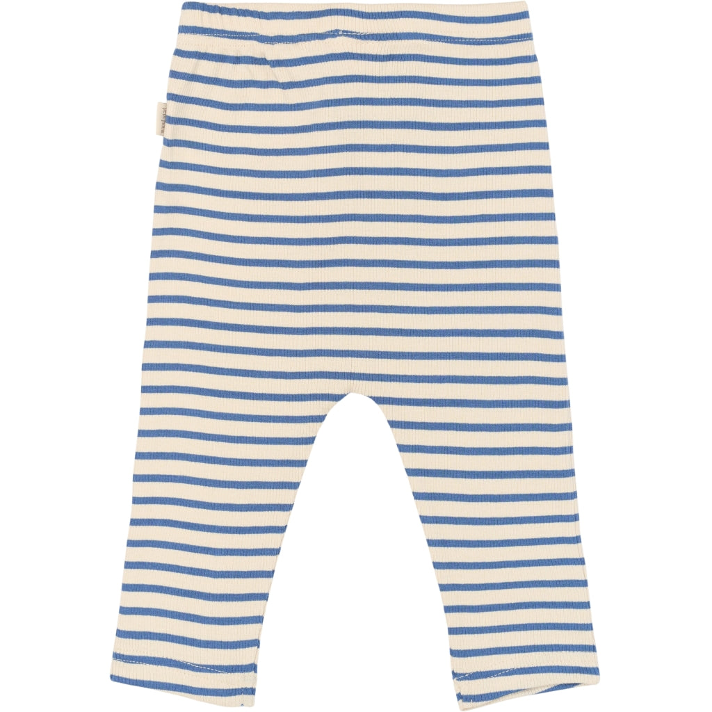 PETIT PIAO Pants Modal Striped Bukser True navy/off white