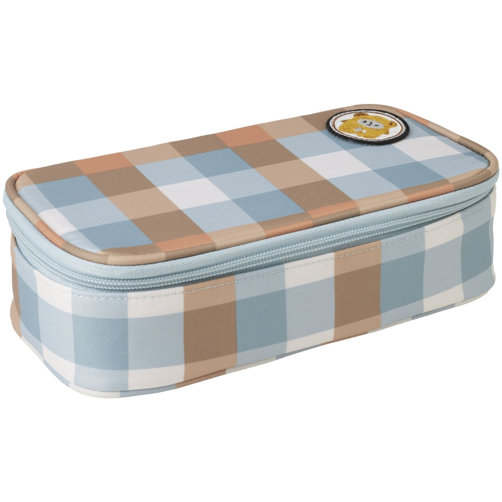 Fabelab Pencil Case - Cottage Blue Checks Bags & Backpacks Multi Print
